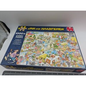 Jan Van Haasteren 1000 Pc Jigsaw Puzzle Comic The Holiday Fair 19051 Complete